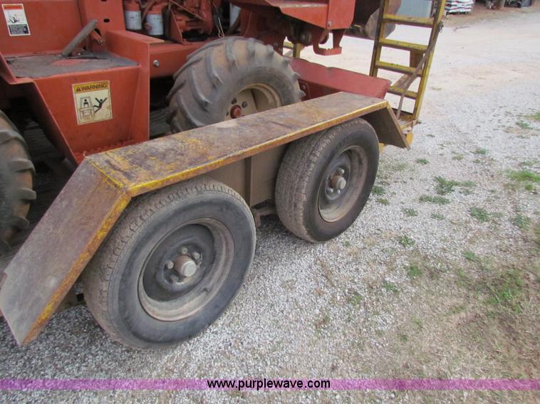 image for item B7207 1995 Ditch Witch 3500D  trencher with trailer