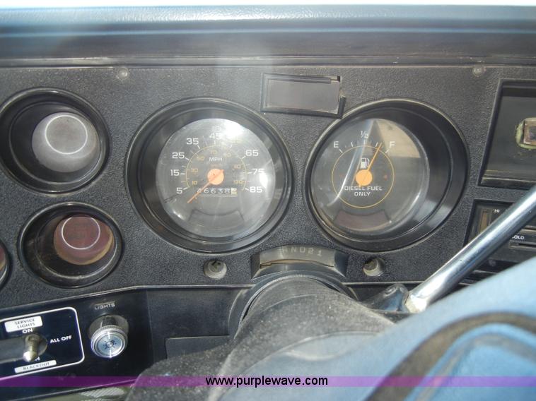 image for item C4012 1984 Chevrolet D30 Military 1.25 ton truck