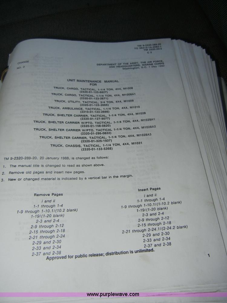 image for item C4012 1984 Chevrolet D30 Military 1.25 ton truck