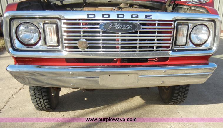 image for item C4065 1977 Dodge Pierce Custom 400 Power Wagon firetruck