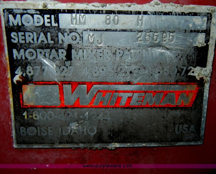image for item C4094 Whiteman WM80H cement mixer