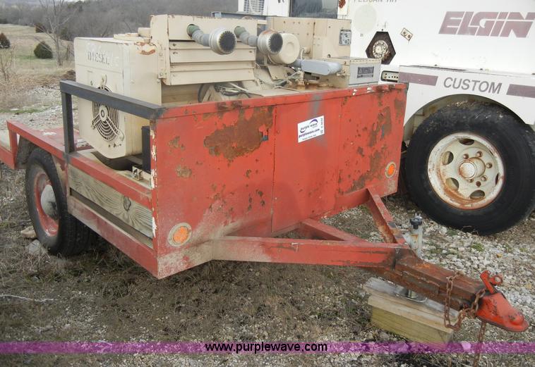 image for item C4232 Libby generator with custom built trailer