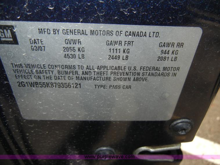 image for item C4332 2007 Chevrolet Impala LS