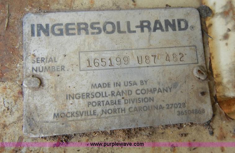 image for item C4339 Ingersoll Rand 750 air compressor
