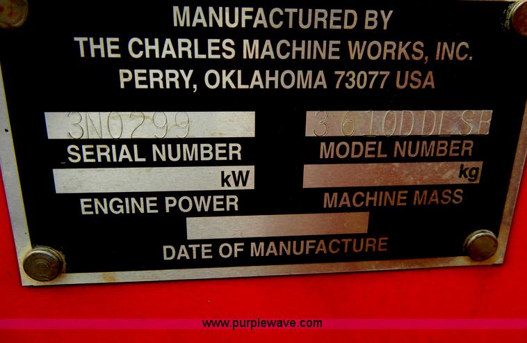 image for item C4340 Ditch Witch 3610 trencher