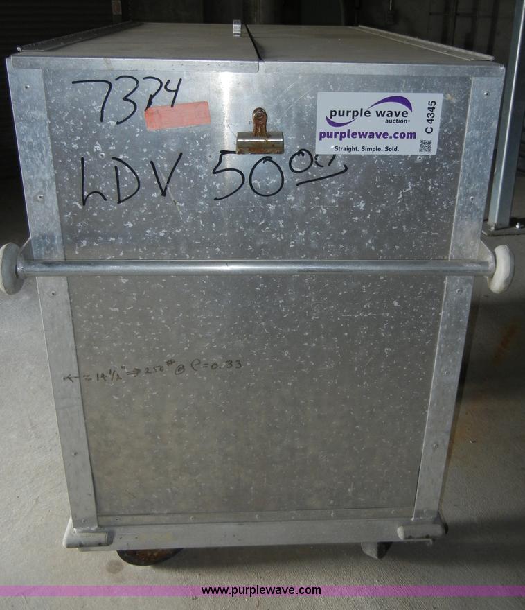 image for item C4345 (3) aluminum portable storage bins