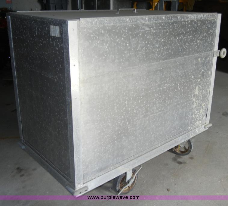 image for item C4345 (3) aluminum portable storage bins