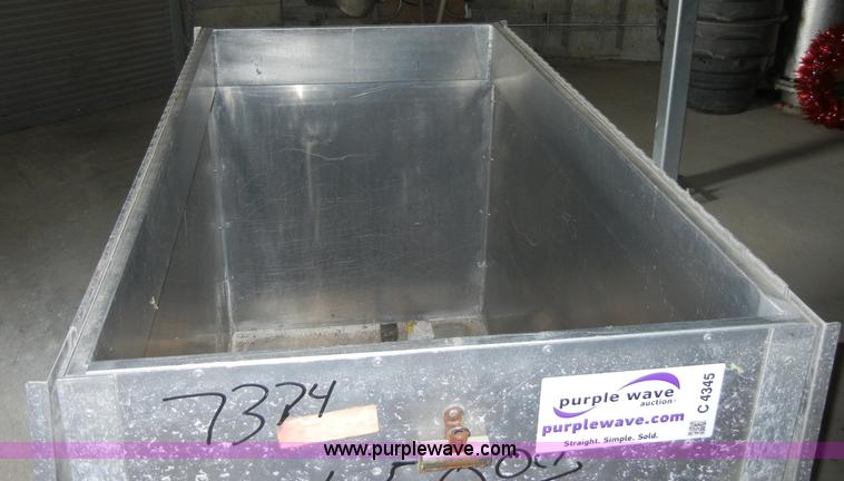 image for item C4345 (3) aluminum portable storage bins