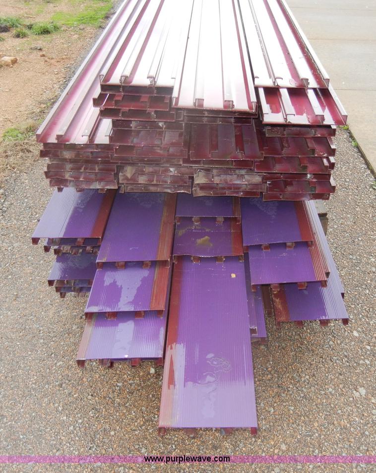 image for item C4368 Approximately 2,000 lbs of aluminum bleacher facing
