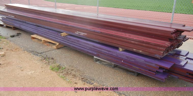 image for item C4368 Approximately 2,000 lbs of aluminum bleacher facing
