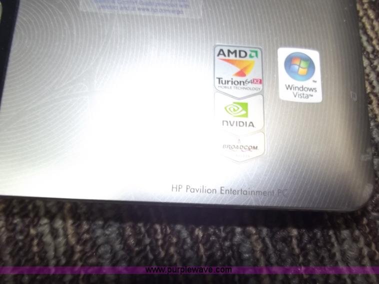 image for item D3706 HP dv 6000 Pavilion wide screen entertainment laptop