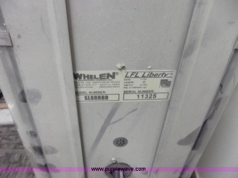 image for item D3719 Whelen SL8RR88 police light bar