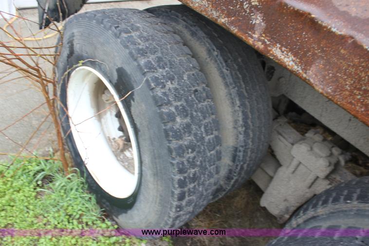 image for item D7544 1974 International Fleetstar 2050 tandem axle dump truck