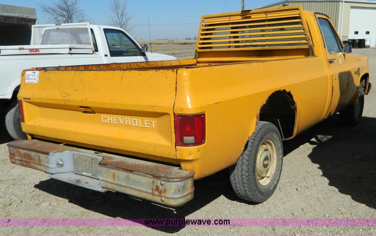 image for item D8878 1987 Chevrolet Custom Deluxe R10 pickup truck