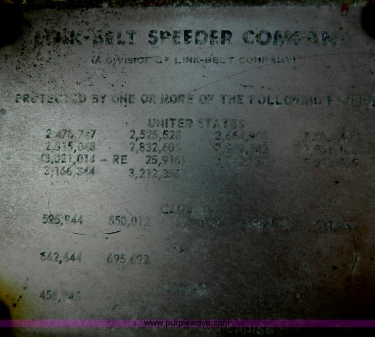 image for item D8882 Link-Belt 60' crane