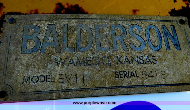 image for item D8883 Balderson snow plow