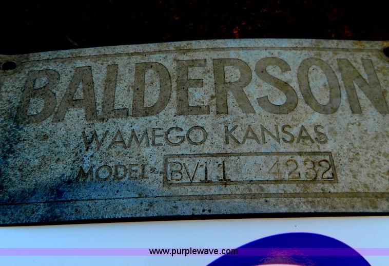 image for item D8884 Balderson snow plow