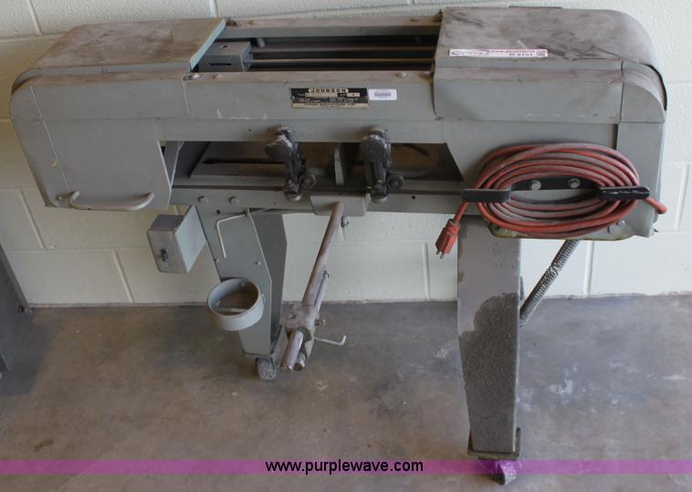 Johnson model B horizontal band saw in Hutchinson, KS Item D9151 sold