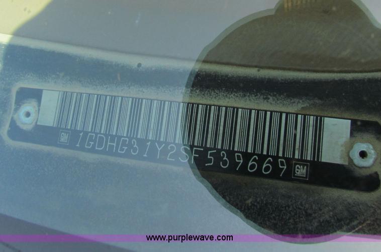 image for item I9680 1995 GMC G3500 Vandura school bus