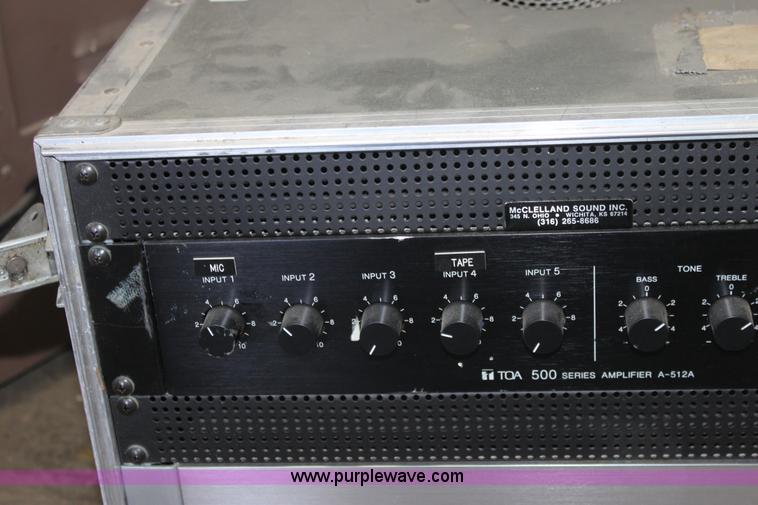 image for item L9515 TOA 500 series amplifier