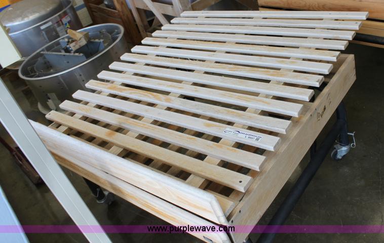 image for item L9557 (7) wood and metal display tables