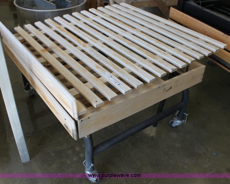 image for item L9557 (7) wood and metal display tables