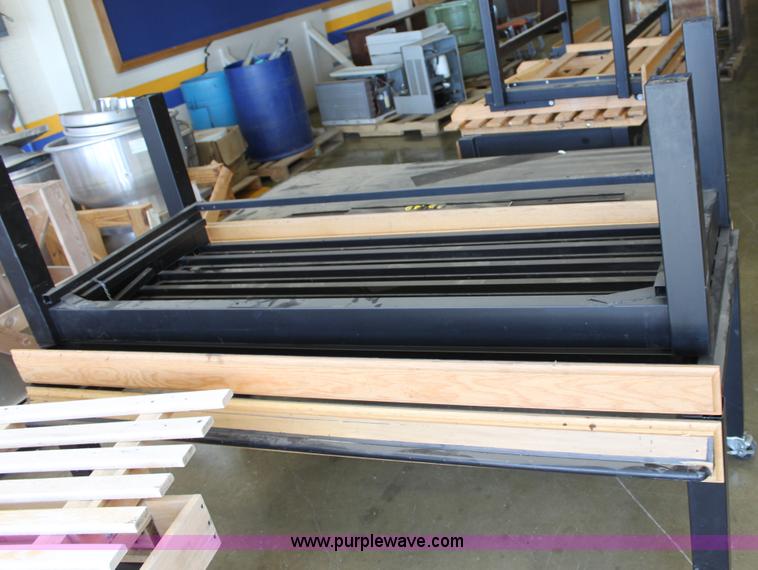 image for item L9557 (7) wood and metal display tables