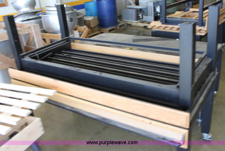 image for item L9557 (7) wood and metal display tables