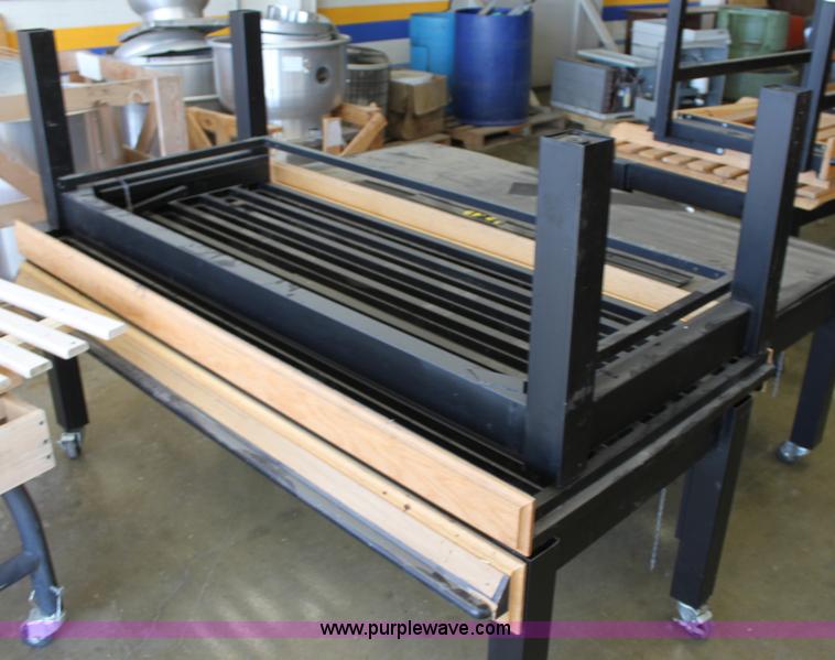 image for item L9557 (7) wood and metal display tables