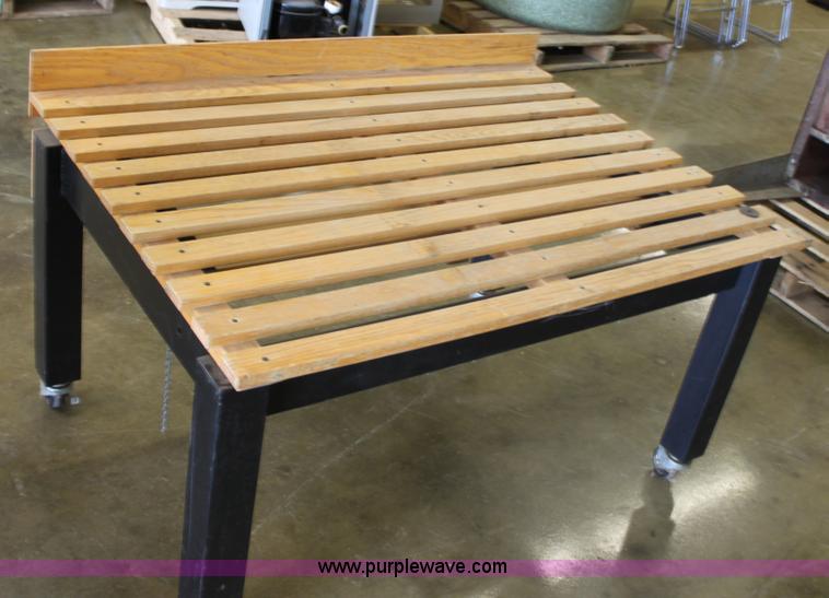 image for item L9557 (7) wood and metal display tables