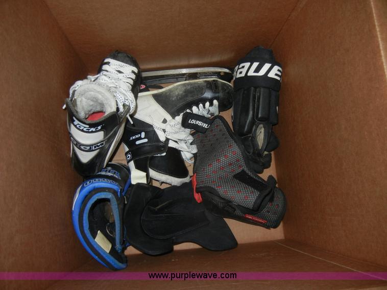 image for item U9886 Assorted hockey equipment