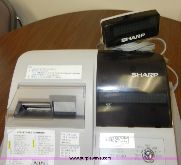 image for item U9949 Sharp electronic cash register