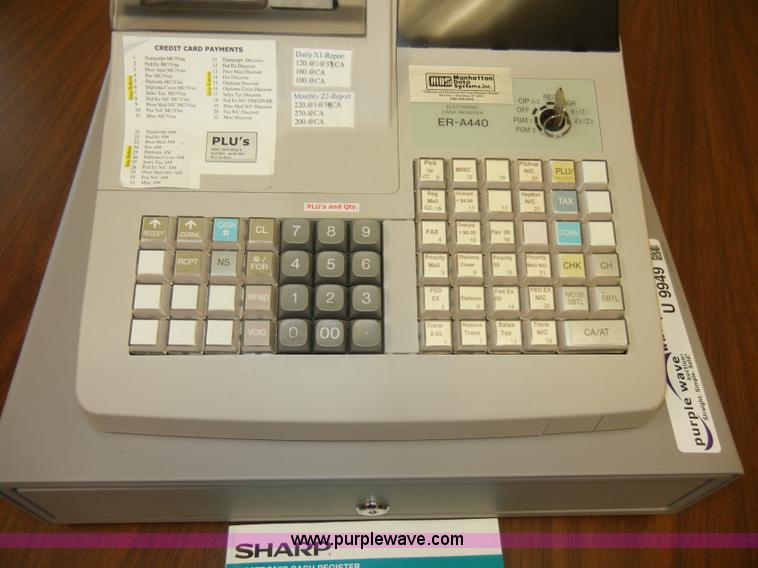 image for item U9949 Sharp electronic cash register