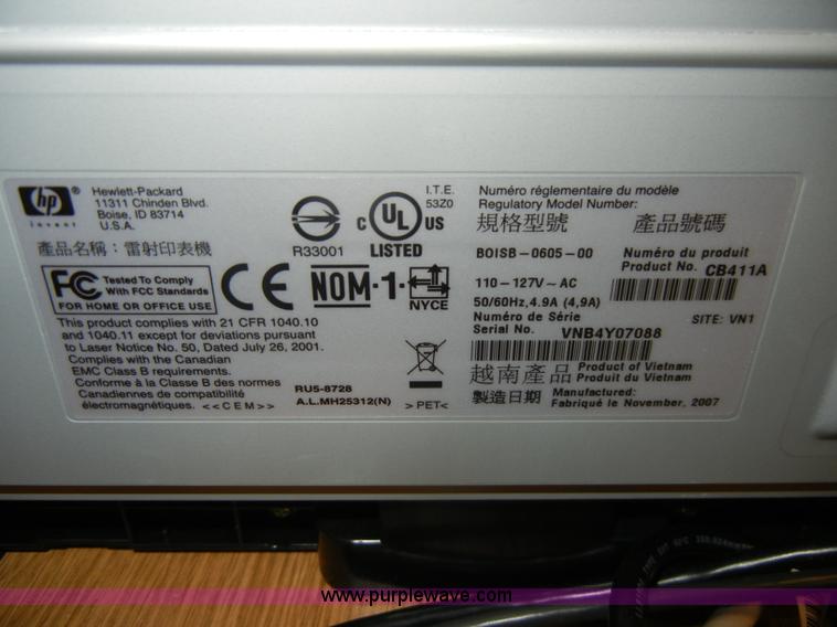 image for item U9950 HP LaserJet P1006 printer