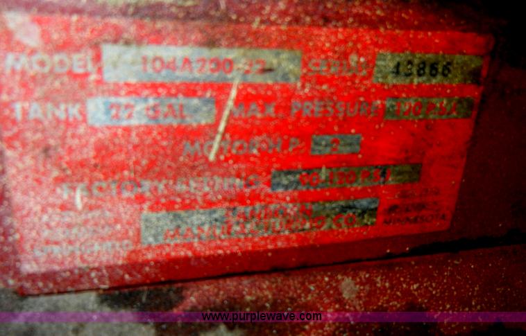 image for item U9959 Magna Force 104 air compressor