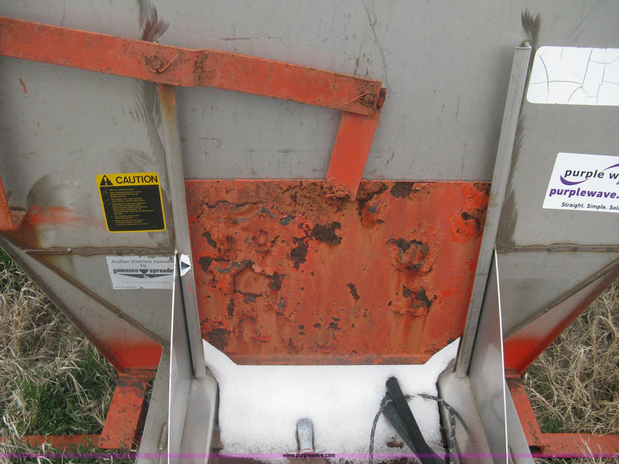 Swenson salt spreader in Cheney, KS Item A6119 sold Purple Wave
