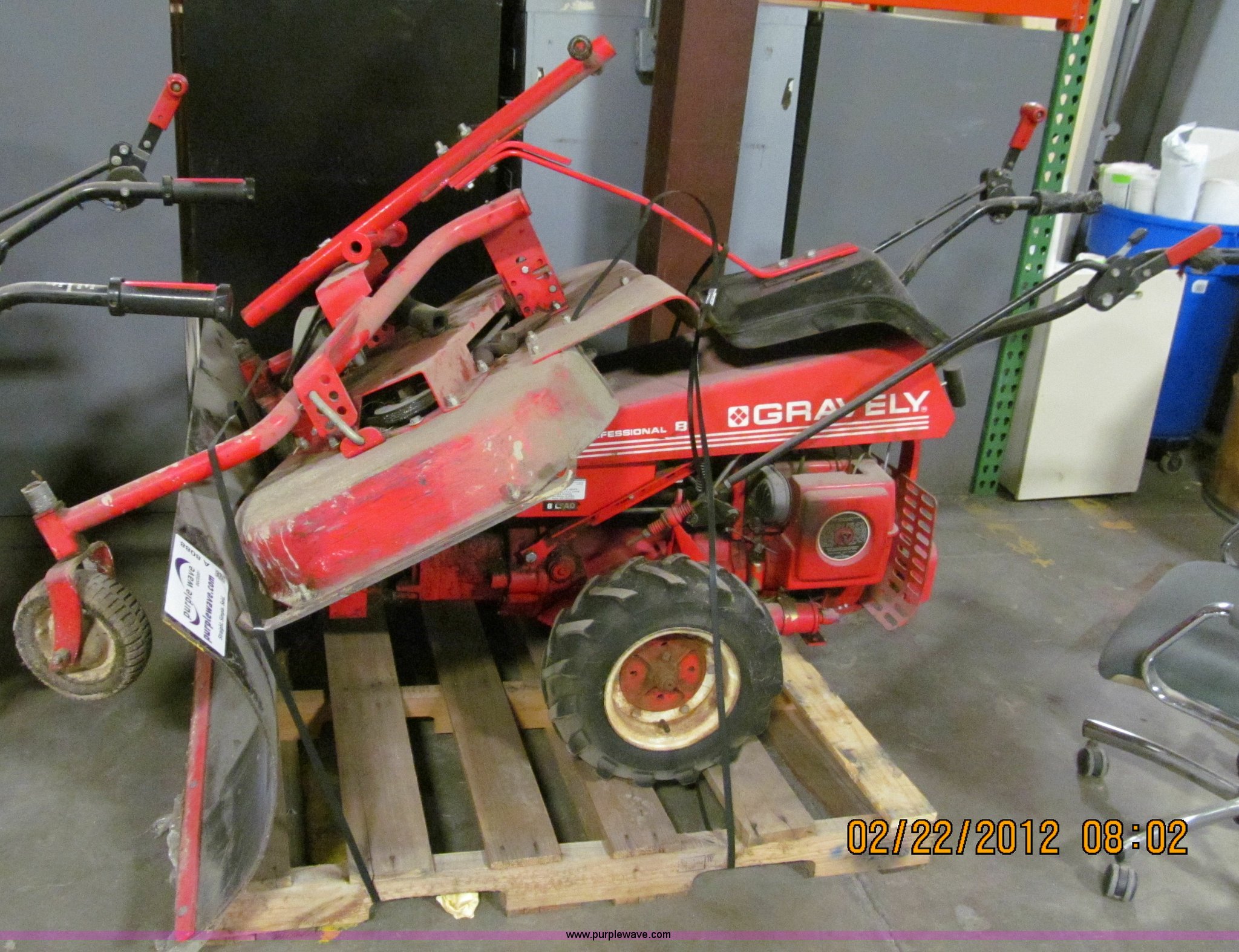 Gravely Professional 8 walk behind tractor in Des Moines, IA Item A8088 sold Purple Wave