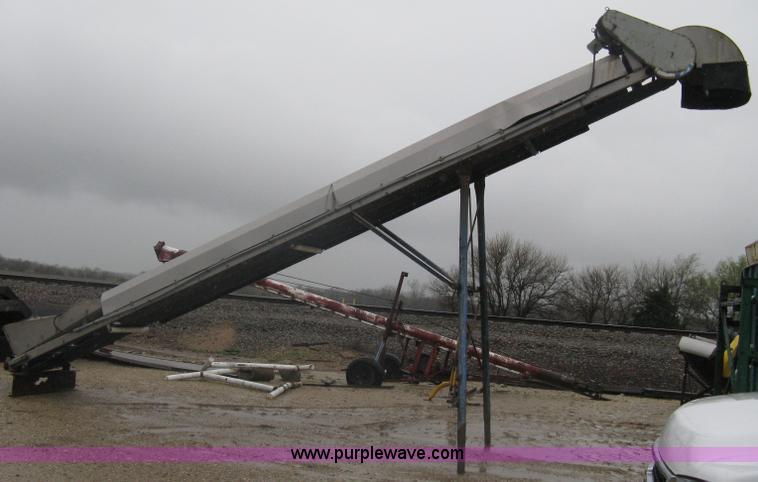 image for item A6139 25'L stainless steel fertilizer conveyor