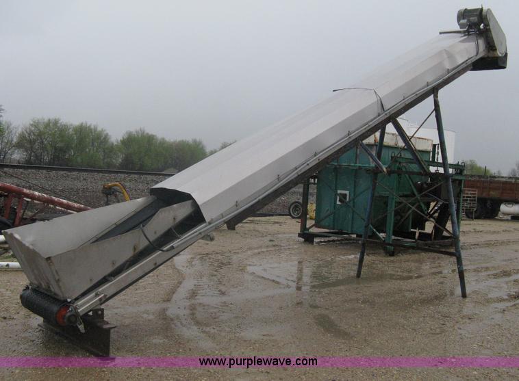 image for item A6139 25'L stainless steel fertilizer conveyor