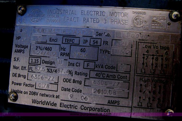 image for item A6140 13'L stainless steel fertilizer conveyor