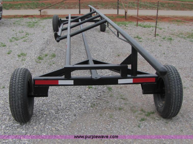 image for item B2262 Shop built 36' header trailer