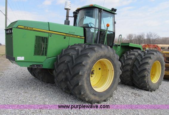 image for item B2647 1996 John Deere 8870 4WD tractor