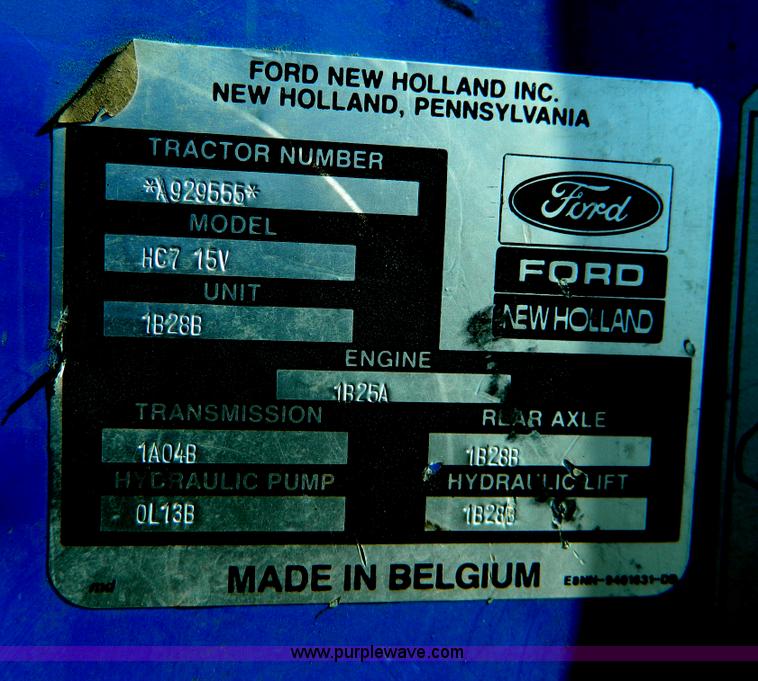 image for item B3561 1991 Ford 8730 tractor