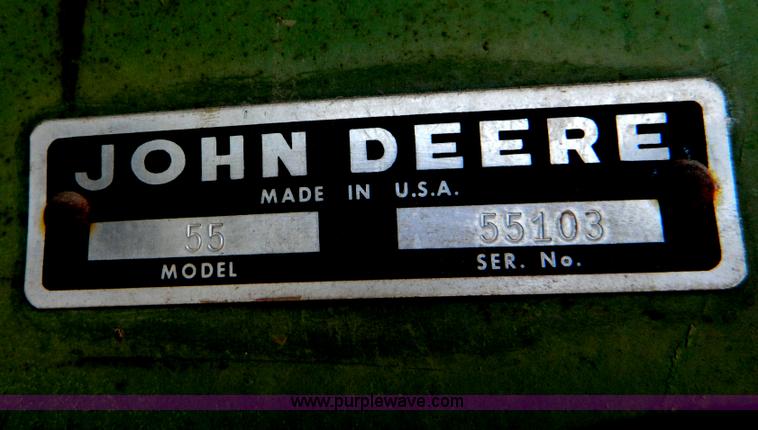 image for item B3562 John Deere 55 combine