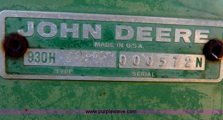 image for item B3563 John Deere 9300H hoe drills