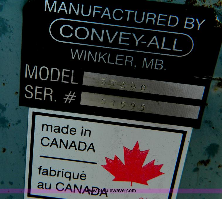 image for item B3564 Convey All BT240 seed tender