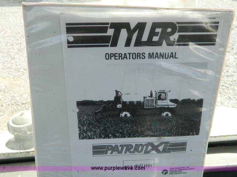image for item B3569 1997 Tyler Patriot XL self propelled sprayer