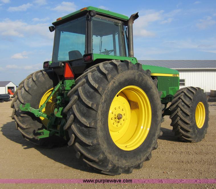 image for item C5361 1992 John Deere 4955 tractor