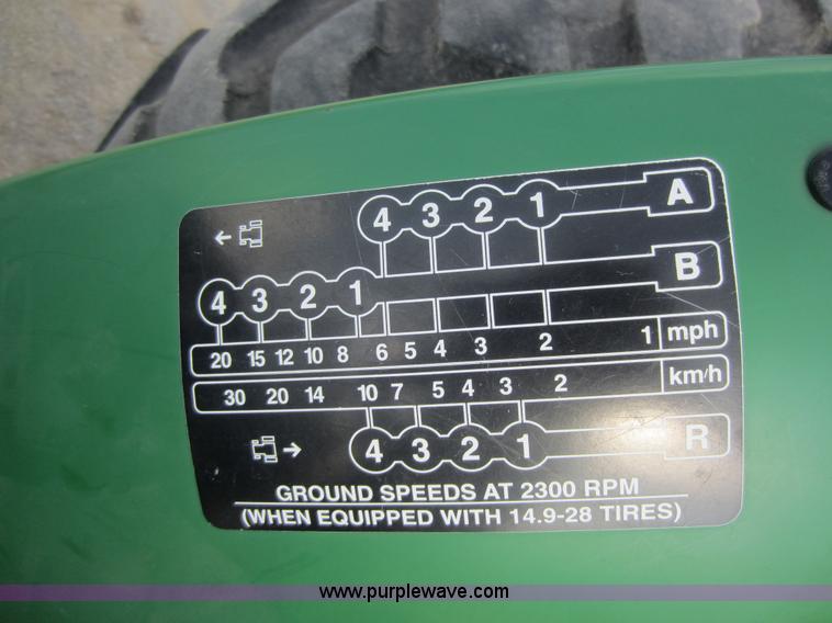 image for item C5404 2000 John Deere 5205 MFWD tractor