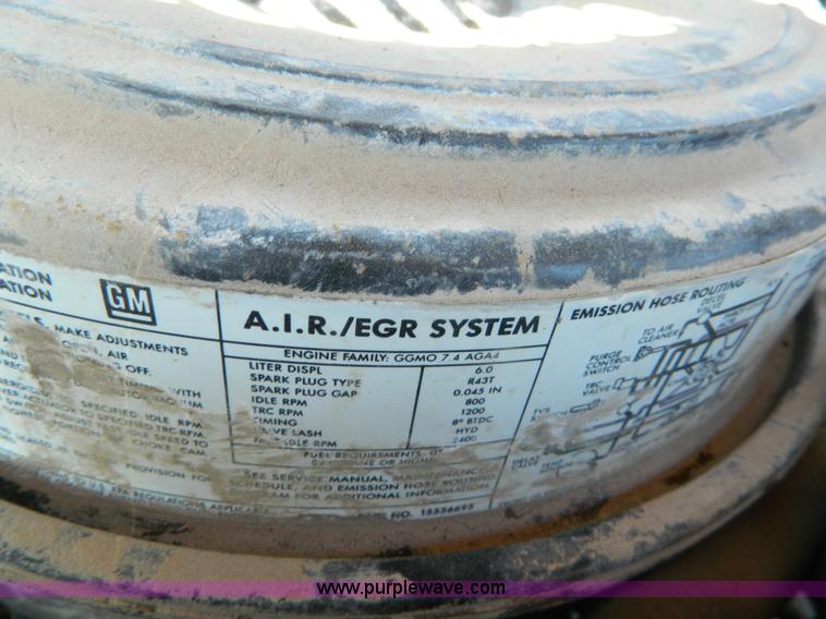 image for item E9483 1986 Chevrolet C70 flatbed truck